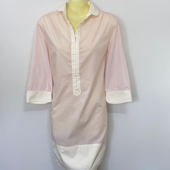 rag & bone Dresses & Skirts - Rag & Bone Shirt Dress Cotton Pink and White Stripe  4 NWOT
